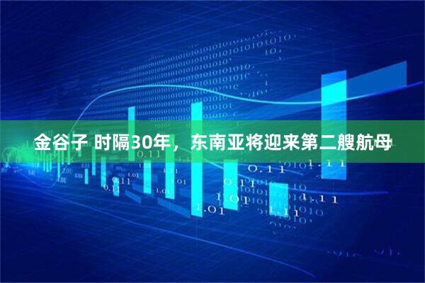 金谷子 时隔30年，东南亚将迎来第二艘航母
